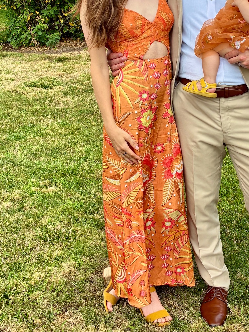 Farm Rio x Anthropologie V-Neck Cutout Maxi Dress - Picture 8 of 8